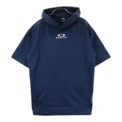 OAKLEY 半袖　パーカーフード付 2XL ゴルフウェア OAKLEY オークリー 半袖 パーカー スウェット メンズ