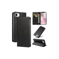 iPhone 16E ケース いPhone SE4 ケース アイフォン16E ケース スマホケース 手帳型 携帯カバー レザー 耐衝撃 軽量 着脱しやすい 放熱性 マグネット式 カード収納 スタンド機能ケースSE4 対応 360度保護 PinLiSheng 1