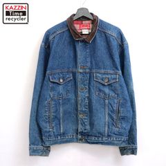 オシュコシュビゴッシュ 中綿 デニムジャケット ビッグシルエット襟 