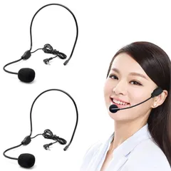 講義、説明会、屋外イベントでの拡声器用 ２個セット アイドル ヘッドマイク ヘッ