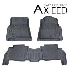 ランドクルーザー200系 ランクル200 3D ラバーマット フロアマット 運転席 助手席 2列目 防水 ハードタイプ 3Dタイプ 車内泊 内装 パーツ