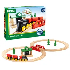 【迅速発送】BRIO (ブリオ) クラシックレール 8の字セット 全22ピース 33028 対象年齢 2歳~ 【おもちゃ 玩具 木製おもちゃ 木製レールセット プレゼント（誕生日/クリスマス）】