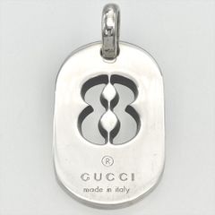 グッチ GUCCI ８ エイト プレート ペンダントトップ SV925 7.7g シルバー ユニセックス【中古】