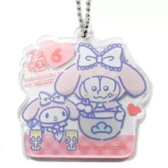 【中古】キーホルダー・マスコット(キャラクター) トド松×マイメロディ 「おそ松さん×サンリオキャラクターズカフェ アクリルキーホルダー」 原宿カフェ限定