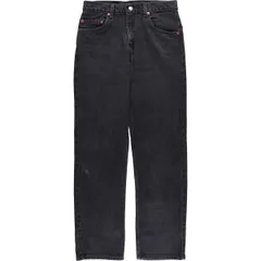古着 00年代 リーバイス Levi's 505 REGULAR FIT ブラックデニム テーパードデニムパンツ メンズw30相当/eaa580742
