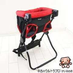 除菌洗浄済　☆美品☆　コンビ　スティックキャリア　レッドブラック 除菌洗浄済 ☆美品☆ コンビ スティックキャリア レッドブラック