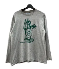 US古着 US 00s 00年代 STAR WARS  Boba Fett ボバ・フェット USA製 ロンT ロングスリーブ 長袖 灰色 ロンT キャラクター グレー Lサイズ 104MT-1614