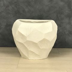 【新品】 直径25cm 植木鉢 おしゃれ ファイバーポット フアセットサークル SW ラウンド 鉢カバー