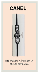 シャネル　CHANEL　ラバー　ブックマーク 81