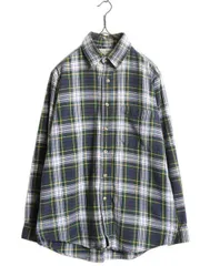 【お得なクーポン配布中!】 80s エルエルビーン チェック ライト フランネル シャツ メンズ M 古着 80年代 ヴィンテージ 長袖シャツ コットン ネルシャツ マルチカラー