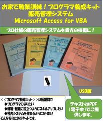 おうちで職業訓練！for Microsoft Access VBA USB版