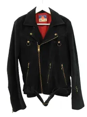 BLACKMEANS ブラックミーンズ 吾亦紅別注 シングル ライダース レザー BLACKMEANS ブラックミーンズ 吾亦紅別注 シングル ライダース