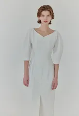 フローム ベロニカ ドレス 白 xsサイズ 出品