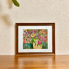 ☆Cami Boyett（新品☆額縁付アートポスターキャミ・ボイエット）☆花の絵☆自然美☆風景画☆抽象画☆REJOICE☆501