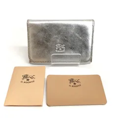 【新品未使用】イルビゾンテ カードケース ☆ SILVER シルバー ☆ IL BISONTE - 新品 イルビゾンテ IL BISONTE カードケース ミニ
