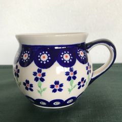 ご予約♪ポーリッシュポタリー＊グラタン皿 オレンジの花 - メルカリ