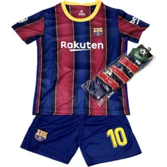 140cm　メッシ　バルセロナ　2020-2021年シーズン　レプリカユニフォーム　ソックス付き3点