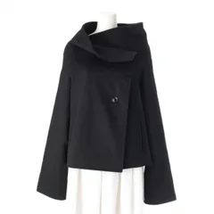 ワイズ 18AW ヨウジヤマモト カシミヤ 変形 ブルゾン アウター YF-J12-122 ブラック 2【中古】のサムネイル