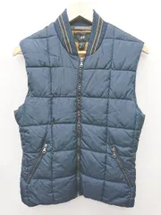 ◇ ⊇ H&M エイチアンドエム 中綿 ベスト サイズEUR 42 US 32R ネイビー系 レディース P  【1409090014291】