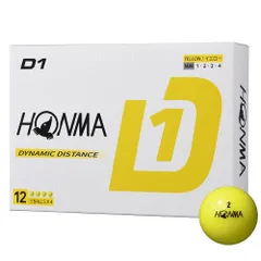【特価商品】1ダース(12球入) ホンマ(HONMA) ゴルフ 公認球 D1 Ball 2024