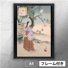 小説口絵木版画水野年方画、小説吉野、三宅青軒著 小説口絵木版画水野年方画、小説吉野、三宅青軒著