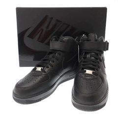 Supreme×NIKE シュプリーム ナイキ 24AW Air Force 1 Mid エアフォース1ミッドスニーカー FZ8784-001 ブラック 26cmのサムネイル