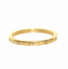 メゾンマルジェラ 11 Maison Margiela 11 23SS Numbering Narrow Ring SI8UQ0002 SV0129 ナンバリング 指輪 イタリア製 21号 ゴールドカラー /DKのサムネイル
