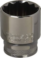TRUSCO(トラスコ) ソケット 12角タイプ 差込角12.7 対辺30mm T4-30W