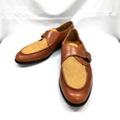 ポロラルフローレン(POLO RALPHLAUREN) コンビレザー シングルモンクレスト メンズ ビジネス シューズ M510191 【中古】 MK-804