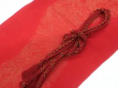 【一輝堂】リサイクル着物 和装小物 帯締め 帯揚げ セット 帯締 帯揚 丸組 撚り房 縫い取り 縮緬 25w09-11292