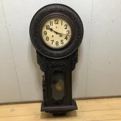 【希少品】中華骨董 機械式ゼンマイ時計 からくり 魚時計 アンティーク レトロ 柱時計群のゼンマイ巻き - YouTube