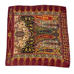 ❤美品❤　エトロ　ETRO　スカーフ　ロングスカーフ　シフォン　19-4 ETRO エトロ スカーフ シルク マルチカラー Scarf Multi Silk