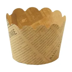 リバティーコーポレーション 紙製 マフィンカップ 6cm 英字 12枚入り 製菓用品 LD-588 Style Dolce