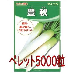 カネコ種苗　豊秋　大根　ペレット５０００粒