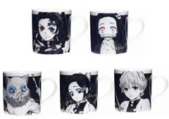 【新品在庫処分】鬼滅の刃モノクローム マグ　竈門 炭治郎/我妻 善逸/嘴平 伊之助/竈門 禰豆子/胡蝶しのぶ