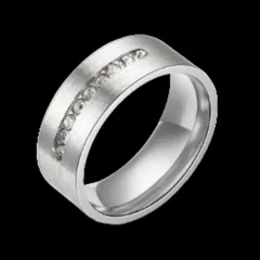 【A082】リング　メンズ　指輪　アクセサリー　ファッション   お洒落　シルバー　クロス　ボーダー　20号