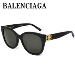 バレンシアガ BALENCIAGA BB0103SA 001 57mm サングラス アジアンフィット アイウェア グレー ブラック
