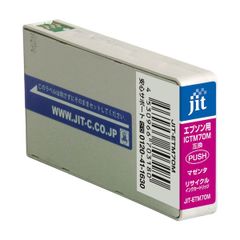 【新品・3営業日以内発送】ジット JIT-ETM70M JITインク ICTM70M－S互換 JITETM70M マゼンタ対応 EPSON エプソン リサイクルインク カートリッジ インクジェットカートリッジ【沖縄離島販売不可】