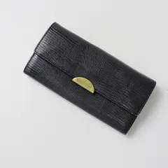 トフアンドロードストーン TOFF&LOADSTONE リザード型押し ロングウォレット /ブラック 黒 長財布【2400013486606】のサムネイル