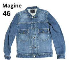 ONEMADE デニムジャケット ライトブルー ストレッチ コットン Gジャン 