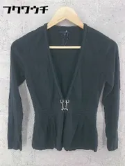 ◇ SHIPS シップス 長袖 カーディガン S ブラック レディース 【中古】 【1002798923850】