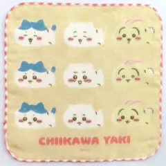 【中古】タオル・手ぬぐい みんな ガーゼハンドタオル 「ちいかわ なんか小さくてかわいいやつ ちいかわ焼き」