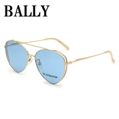 バリー BALLY BY0003-H 28V 59 サングラス アジアンフィット UVカット 紫外線カット ノーズパッド 鼻あて メンズ レディース ブルー ゴールドのサムネイル