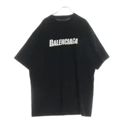 美品 正規品 バレンシアガ デストロイド ロゴ Tシャツ S BALENCIAGA バレンシアガ デストロイ ロゴTシャツ コットン
