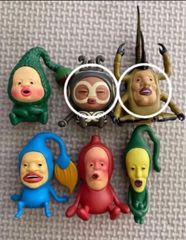こびとづかん　根付　ストラップ　フィギュア 9点セット　ナメシンジュ セミグルメ こびとづかん フィギュア、ストラップ9セットの通販 by