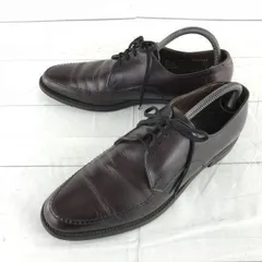 USA80s?90s?ビンテージ★グッドイヤー製法/本革Uチップ【9.5A/細め26.0-26.5-27.0程度/暗茶】ドレスシューズ/ビジネス◆F-120<sale>