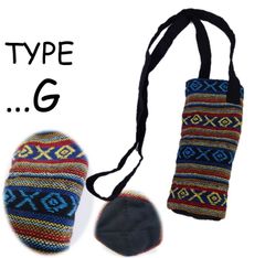 モン族柄　ペットボトルホルダーG☆Made in Thailand