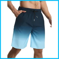 【人気商品】通気 水陸両用 速乾 スイムウェア ボードショーツ ビーチパンツ 膝丈 海水パンツ メッシュインナー 夏 サーフパンツ 大きいサイズ メンズ 水着