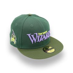 日本未発売 ニューエラ マイナーリーグ フォートウェイン・ウィザーズ ロゴ サイドパッチ キャップ / NEW ERA MiLB FORT WAYNE WIZARDS LOGO SIDE PATCH 59FIFTY CAP [GREEN/OLIVE]