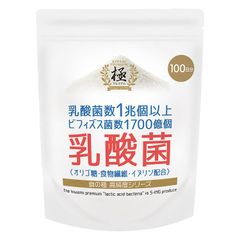 乳酸菌 【大容量 100日分】 SAVE 食の極 高純度粉末 乳酸菌 ビフィズス菌 (400g)